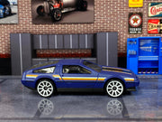 Loose Hot Wheels - DMC Delorean - Dark Blue and Black
