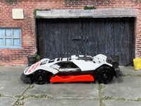 Loose Hot Wheels - Cyber Speeder - White, Black and Red — view 3