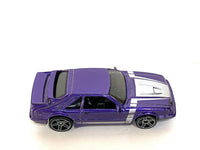 Loose Hot Wheels - 1984 Ford Mustang SVO - Purple and Silver — view 2