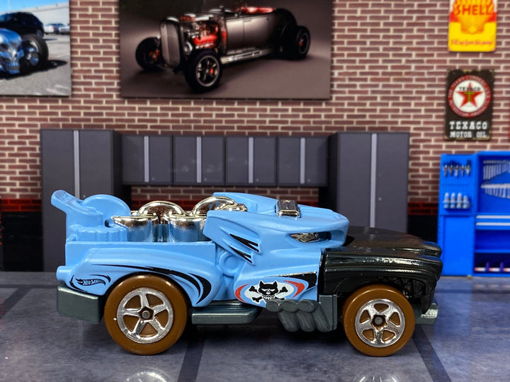 Loose Hot Wheels - Hot Weiler - Blue and Black