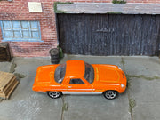 Loose Hot Wheels - 1968 Mazda Cosmo Sport - Orange and White — view 2