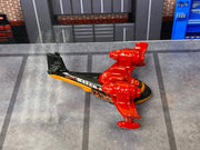 Loose Hot Wheels - Water Bomber Airplane - Red and Black — view 2