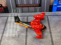 Loose Hot Wheels - Water Bomber Airplane - Red and Black — view 2