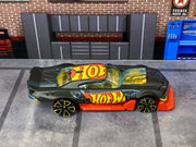 Loose Hot Wheels Mod Speeder - Satin Black & Red — view 2