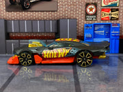 Loose Hot Wheels Mod Speeder - Satin Black & Red — view 3
