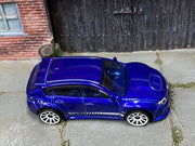 Loose Hot Wheels - Subaru WRX STI - Blue and White — view 2