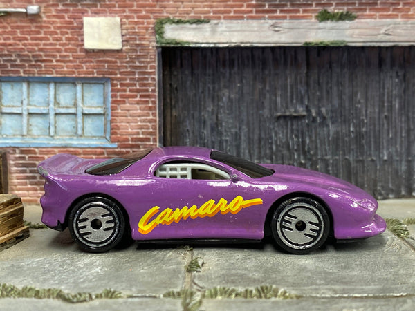 Loose Hot Wheels 1992 - Chevrolet Camaro Z-28 Stock Car - Purple