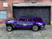 Loose Hot Wheels - 1964 Chevy Nova Station Wagon Gasser - Purple Supernova — view 3