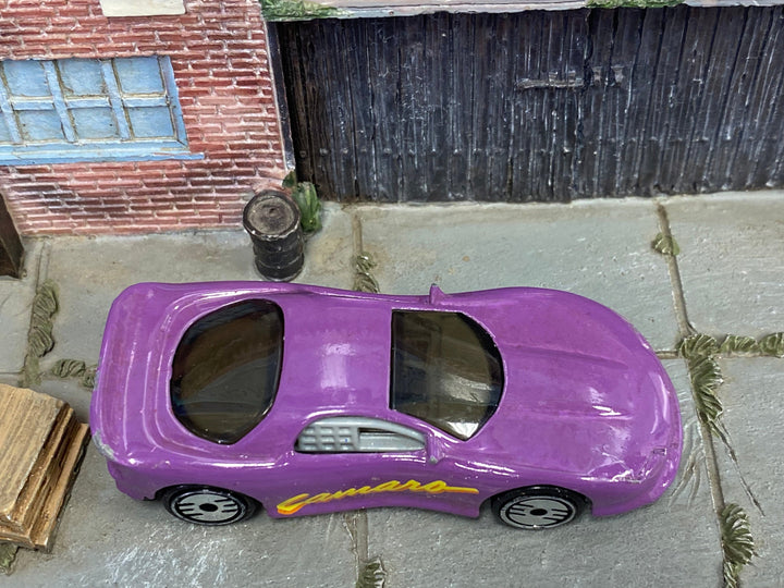 Loose Hot Wheels 1992 - Chevrolet Camaro Z-28 Stock Car - Purple — view 2