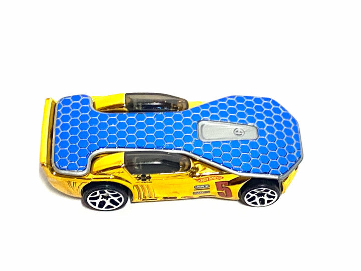 Loose Hot Wheels - Solar Reflex - Gold and Blue — view 2