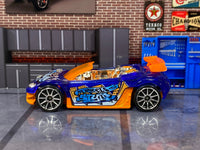 Loose Hot Wheels - Trak Tune - Blue and Orange — view 3