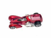 Loose Hot Wheels - Screamin Hauler Race Car - Dark Red — view 2