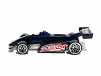 Loose Hot Wheels Thunderstreak Indy Car - Black and Blue