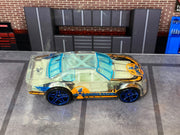 Loose Hot Wheels - Stockar - Transparent, Black and Orange — view 2