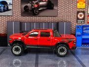 Loose Hot Wheels - 2023 Dodge Ram 1500 4x4 Truck - Red and Black — view 3