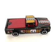 Loose Hot Wheels - 1963 Studebaker Champ Race Truck - Black and Gold 63