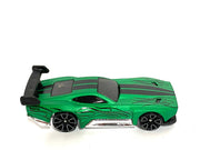 Loose Hot Wheels - Count Muscula - Green and Black with Flames — view 2