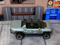 Loose Hot Wheels - 2024 GMC Hummer EV - Barbie Gray — view 2