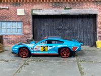 Loose Hot Wheels - Dimachinni Veloce Race Car - Teal #3 — view 3