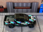 Loose Hot Wheels - 2019 Ford Ranger Raptor 4X4 Truck - Black, Blue and Purple HKS — view 2