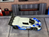 Loose Hot Wheels - Mad Mike Drift Attack - White and Blue — view 2