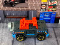 Loose Hot Wheels - Bricking Trails 4x4 - Gray, Blue and Red — view 2