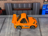Loose Hot Wheels - 1994 Toyota Supra TOON'D - Orange — view 2