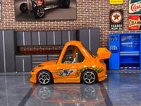 Loose Hot Wheels - 1994 Toyota Supra TOON'D - Orange — view 3