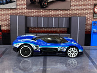 Loose Hot Wheels - Group C Fantasy - Blue and White