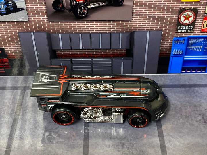 Loose Hot Wheels - West Coast Flyer Train - Gray, Black and Red — view 2