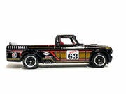 Loose Hot Wheels - 1963 Studebaker Champ Race Truck - Black and Gold 63