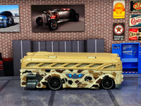 Loose Hot Wheels - Surfin School Bus - Brown Camo