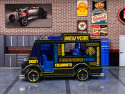 Loose Hot Wheels - Quick Bite Food Truck - New Years Count Down 2021- Black — view 3
