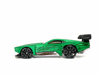 Loose Hot Wheels - Count Muscula - Green and Black with Flames — view 3