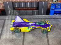 Loose Hot Wheels - Cloud Cutter - Purple and Yellow — view 2