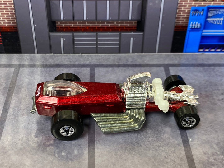Loose Hot Wheels - Rigor Motor (1995) - Dark Red — view 2