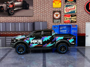 Loose Hot Wheels - 2019 Ford Ranger Raptor 4X4 Truck - Black, Blue and Purple HKS — view 3