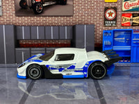 Loose Hot Wheels - Mad Mike Drift Attack - White and Blue — view 3