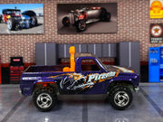 Loose Hot Wheels - 1977 Chevy 4x4 (2000) - Purple and Orange Piranha