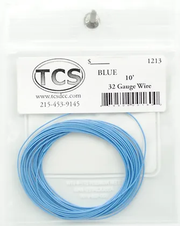 Train Control Systems 1224 32 Gauge Wire, Blue (20') — exact product view