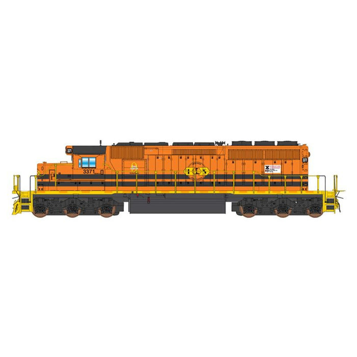 InterMountain 69374-03 N scale Indiana Southern SD40-2 locomotive #3387