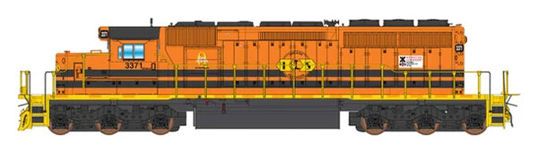 InterMountain 69374S-02 N scale Indiana Southern SD40-2 locomotive number 3371