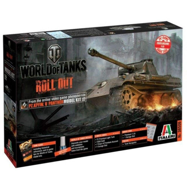 Italeri 37506 World of Tanks Pz.Kpfw. V Panther 1:35 model kit box art