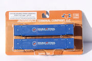 Jacksonville Terminal N Scale Double Stack Logistics 53' High Cube Containers - JTC 537136 — exact product reference