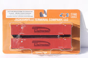 Jacksonville Terminal N Scale Milestone Universal patch 53' High Cube Containers - JTC 537130 — exact product reference