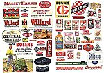 JL Innovative Design 183 HO scale farm implement feed and seed posters