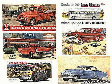 JL Innovative 1950s Auto & Transportation Billboard Signs – 192– product image