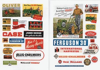 JL Innovative Design 296 HO printed farm and tractor signs