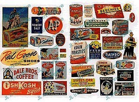 JL Innovative 1940s–1950s Vintage Food & Household Signs – 426– product image