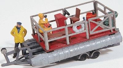 JL Innovative HO Scale Vintage Pontoon Trailer & Accessories – 458
